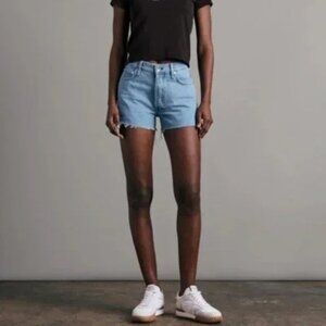 rag & bone Bitty Cut Off Denim Shorts Size 25 Vintage Inspired Micro Jean Shorts